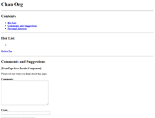 Tablet Screenshot of chan.org